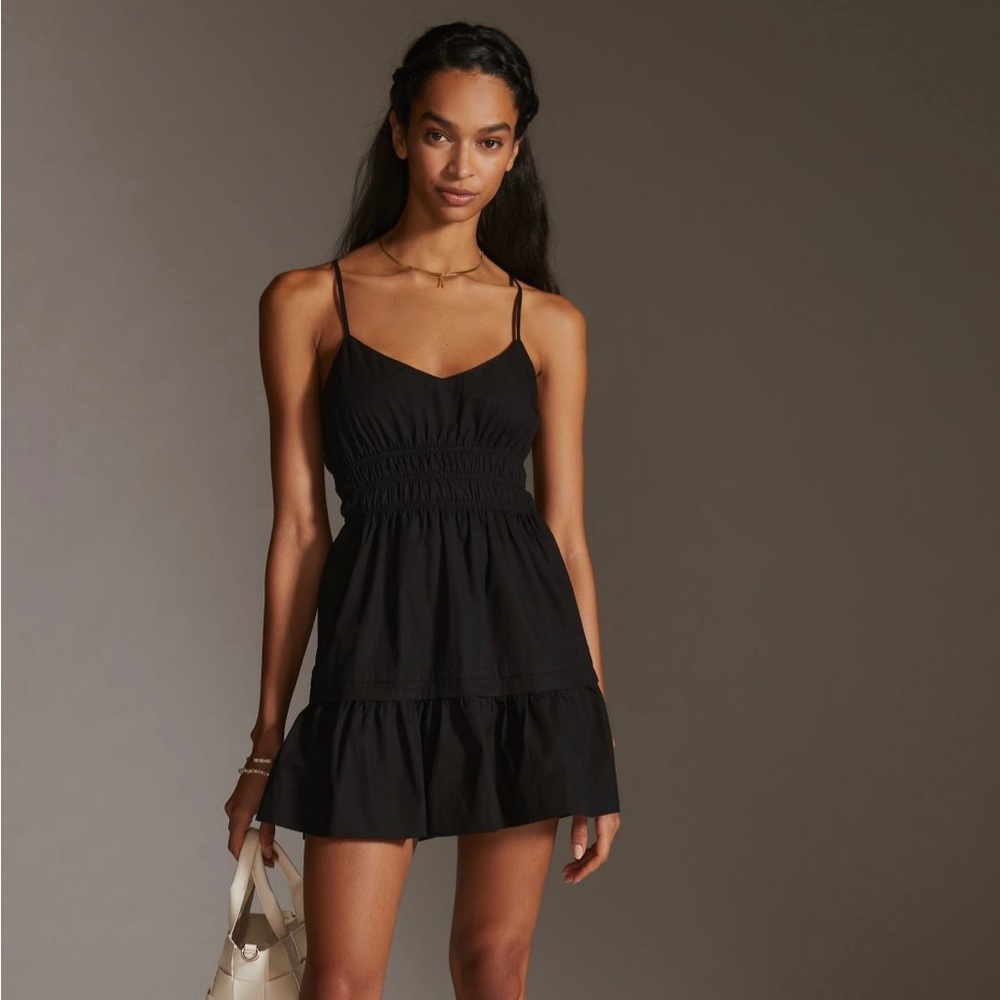 Anthropologie Sleeveless Somerset Mini Poplin Edition - Black - Size M